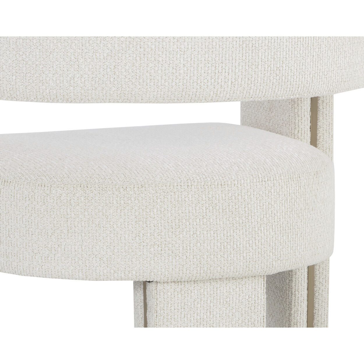 Adamina Rhea Light Barley Dining Armchair